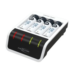 Ansmann Comfort Smart akkutöltő + 4 db AA 2100 mAh akku