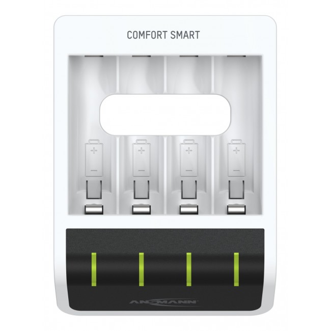 Ansmann Smart Confort AA/AAA akkutöltő - 1001-0092 - Akkumulátorok