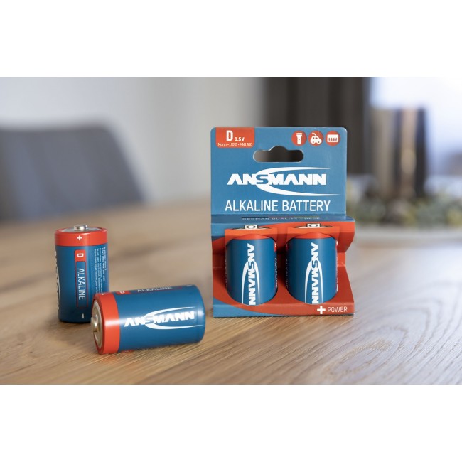 Ansmann D alkáli elem - 2 db Ansmann D alkáli elem - 2 db