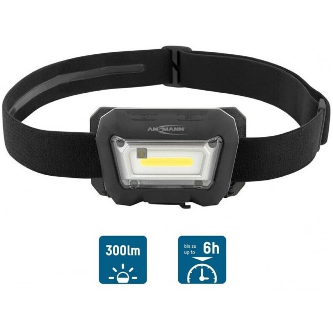 Ansmann HD280RS újratölthető fejlámpa -  1600-0338 - Fejlámpák