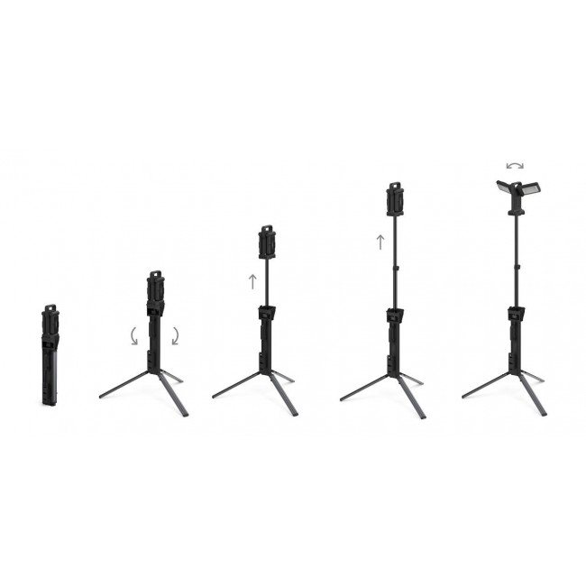 Ansmann WL7000R Triohead akkumulátoros munkalámpa - 1600-0697 - Munkalámpák