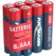 Ansmann AAA alkáli elem - 8 db - 5015360 - Elemek Ansmann AAA alkáli elem - 8 db - 5015360 - Elemek