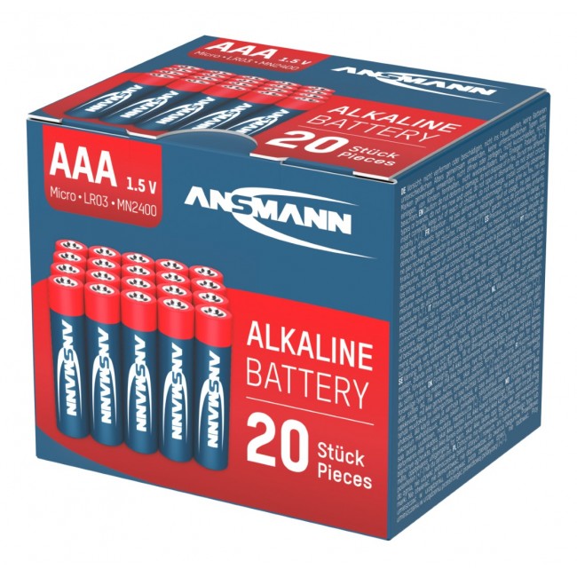 Ansmann AAA alkáli elem - 20 db - 5015538 - Elemek