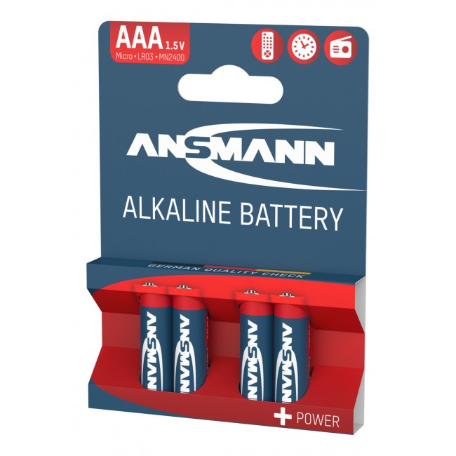 Ansmann AAA alkáli elem - 4 db - 5015553 - Elemek