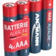 Ansmann AAA alkáli elem - 4 db - 5015553 - Elemek