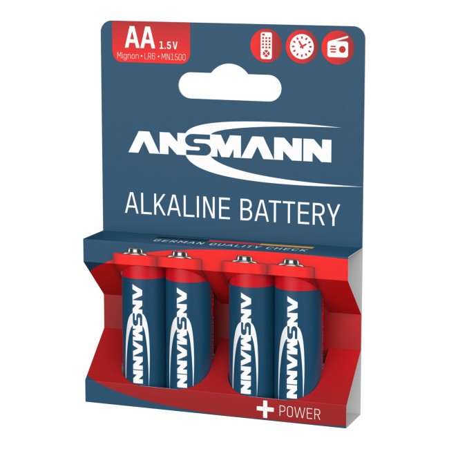 Ansmann AA alkáli elem - 4 db - 5015563 - Elemek Ansmann AA alkáli elem - 4 db - 5015563 - Elemek