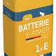 Ansmann X-Power 9V/E alkáli elem - 5015643 - Elemek Ansmann X-Power 9V/E alkáli elem - 5015643 - Elemek
