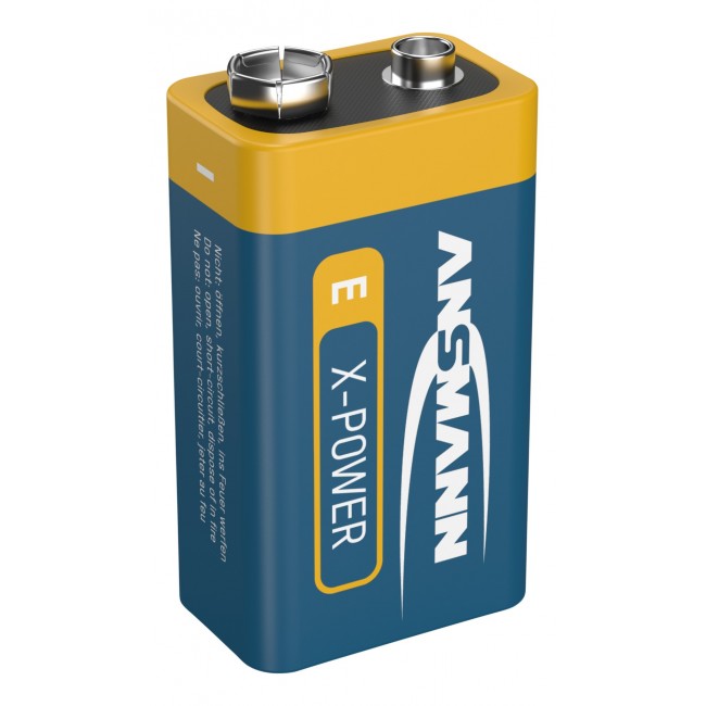 Ansmann X-Power 9V/E alkáli elem - 5015643 - Elemek Ansmann X-Power 9V/E alkáli elem - 5015643 - Elemek