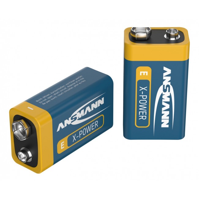 Ansmann X-Power 9V/E alkáli elem - 5015643 - Elemek Ansmann X-Power 9V/E alkáli elem - 5015643 - Elemek