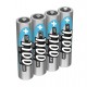 Ansmann AAA NiMH újratölthető akkumulátor 1050 mAh - 4 db - 5035232 - Akkumulátorok Ansmann AAA NiMH újratölthető akkumulátor 1050 mAh - 4 db - 5035232 - Akkumulátorok