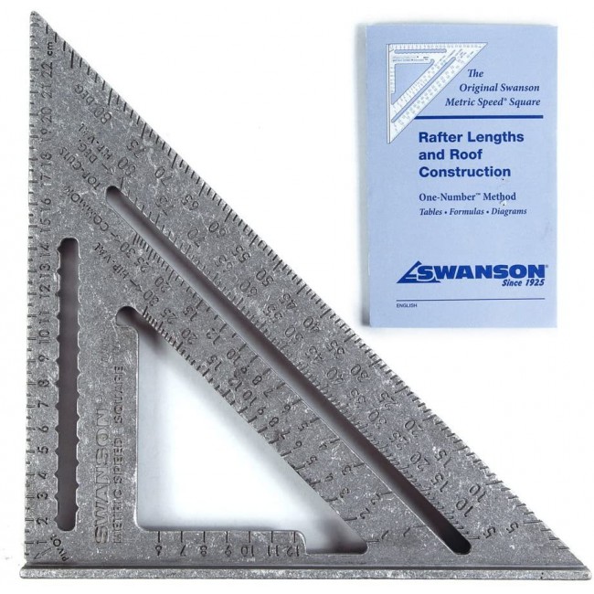 Swanson Metric Speed Square derékszög Derékszögek és szögmásolók