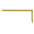 Ácsderékszög festett sárga 700 mm