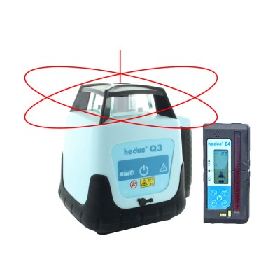 hedue Q3 forgólézer E4 digitális jelfogóval