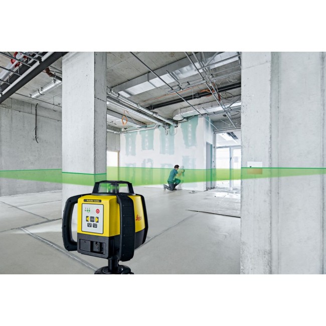 Leica Rugby 640G zöld forgólézer csomagban - 845495csom - Forgólézerek és lézerszintezők