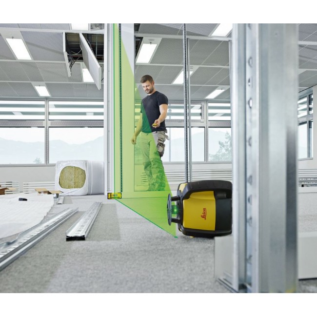 Leica Rugby 640G zöld forgólézer csomagban - 845495csom - Forgólézerek és lézerszintezők