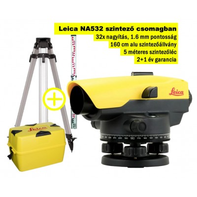 Leica NA532 optikai szintezőcsomag