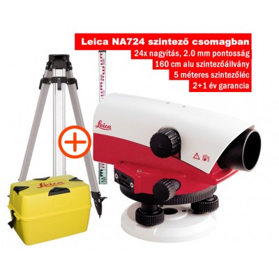 Leica NA724 optikai szintezőcsomag