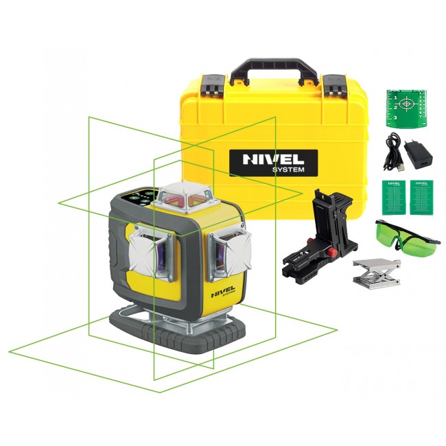 Nivel CL4D-G - 4x360°-os zöld kereszetlézer - N3410 - Keresztlézer és vonallézer