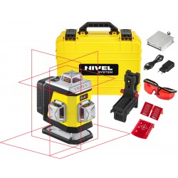 Nivel CL4R 4x360°-os piros keresztlézer