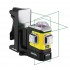 Nivel CLx3G MOTOR 3x360°-os zöld keresztlézer
