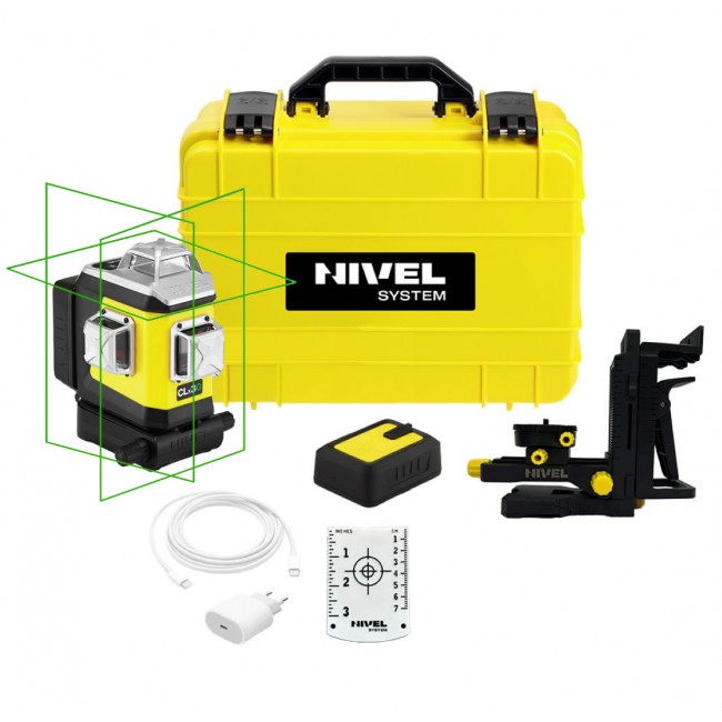 Nivel CLx3G 3x360°-os zöld keresztlézer - N3370 - Keresztlézer és vonallézer