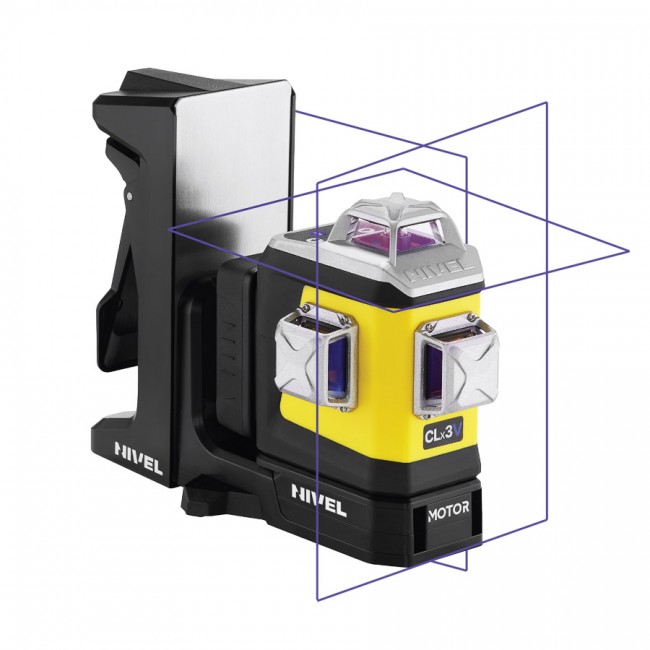 Nivel CLx3V MOTOR 3x360°-os lila keresztlézer - N3560 - Keresztlézer és vonallézer