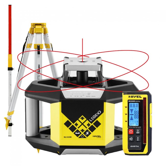 Nivel NL320R forgólézer csomagban - N4050csom - Forgólézerek és lézerszintezők