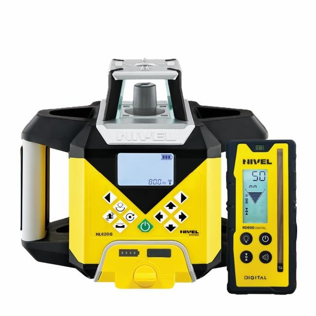 Nivel NL620G zöld forgólézer digitális jelfogóval - N4410 - Forgólézerek és lézerszintezők