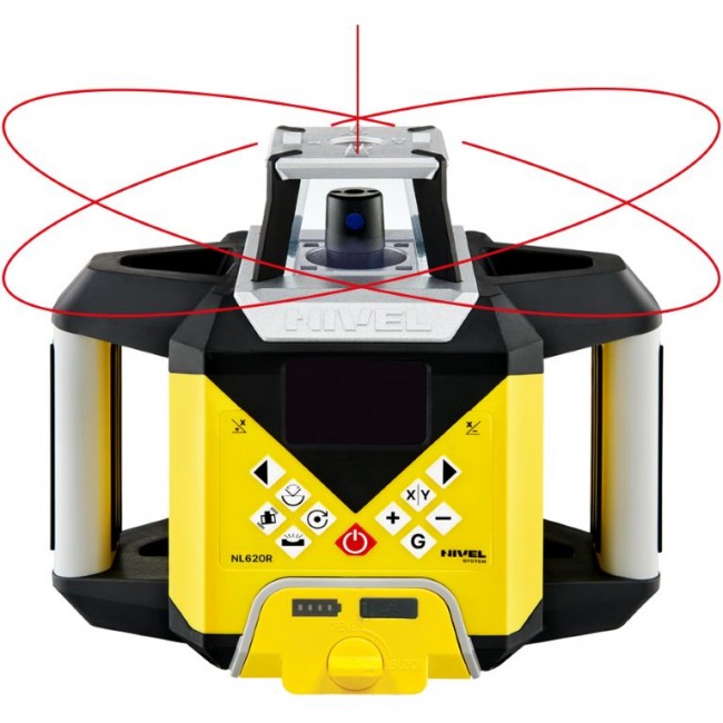 Nivel NL620R forgólézer digitális jelfogóval - N4410 - Forgólézerek és lézerszintezők