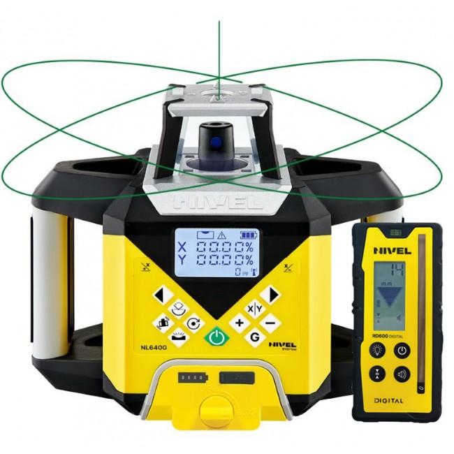 Nivel NL640G digitális forgólézer digitális jelfogóval - N4440 - Forgólézerek és lézerszintezők