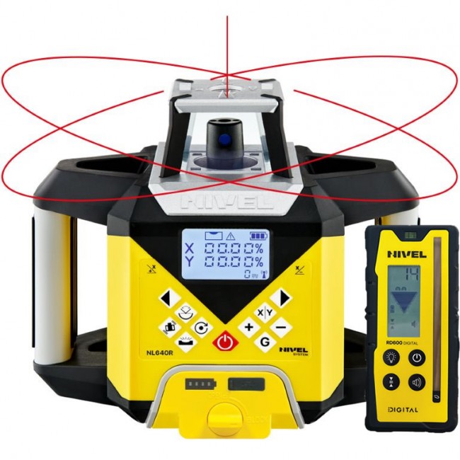 Nivel NL640R digitális forgólézer csomagban - N4430csom - Forgólézerek és lézerszintezők Nivel NL640R digitális forgólézer csomagban - N4430csom - Forgólézerek és lézerszintezők
