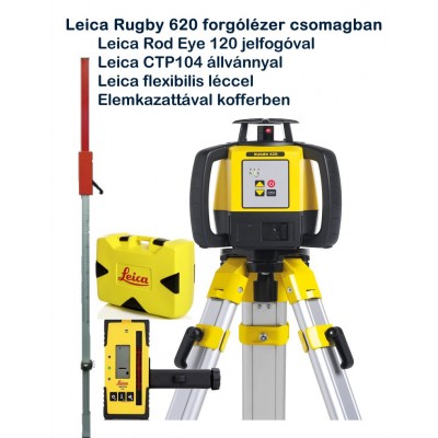 Leica Rugby 620 forgólézer csomag