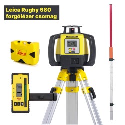 Leica Rugby 680 digitális forgólézer csomagban