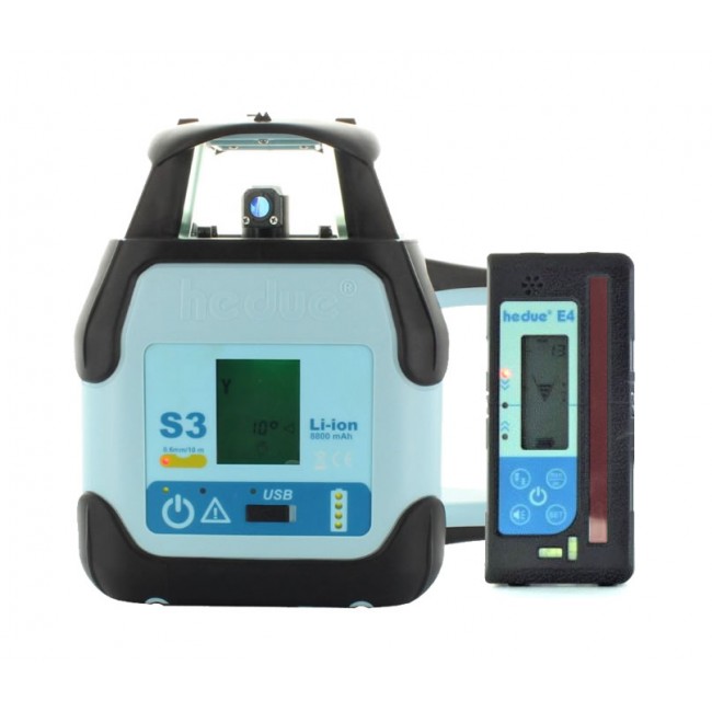 hedue S3 digitális forgólézer E4 digitális jelfogóval - R190 - Forgólézerek és lézerszintezők