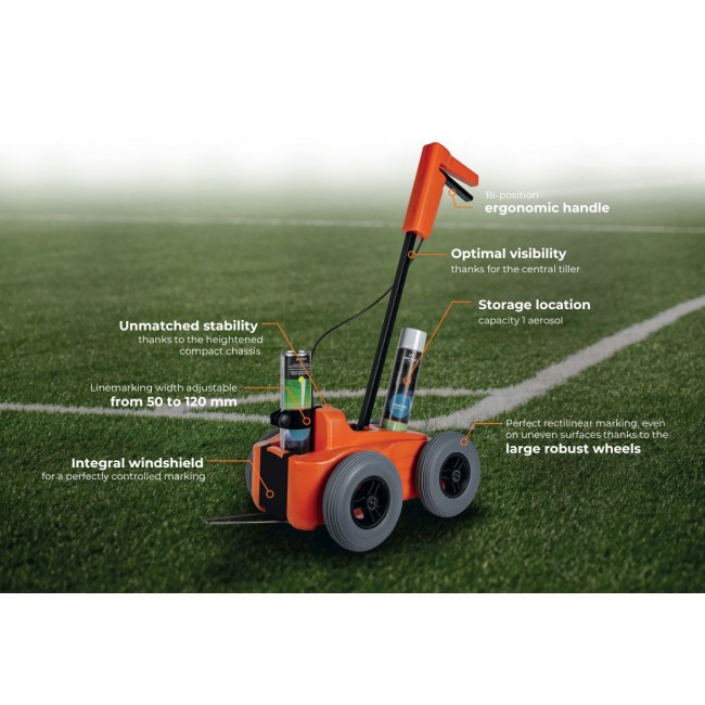 Soppec PureSpray Sport jelölőkocsi - 441600SPO - Sportpálya jelölő rendszer