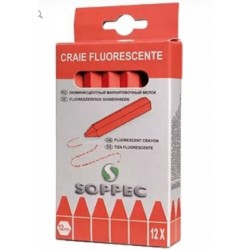Soppec Lumber zsírkréta 12 db - Piros fluoreszkáló Soppec Lumber zsírkréta 12 db - Piros fluoreszkáló