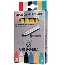 Soppec Lumber zsírkréta 12 db - Sárga Soppec Lumber zsírkréta 12 db - Sárga