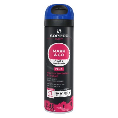 Soppec Mark&Go jelölőfesték - Kék fluoreszkáló