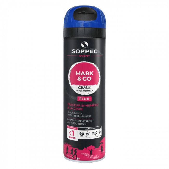 Soppec Mark&Go jelölőfesték - Kék fluoreszkáló - 182019 - Eseti jelölő festékek Soppec Mark&Go jelölőfesték - Kék fluoreszkáló - 182019 - Eseti jelölő festékek