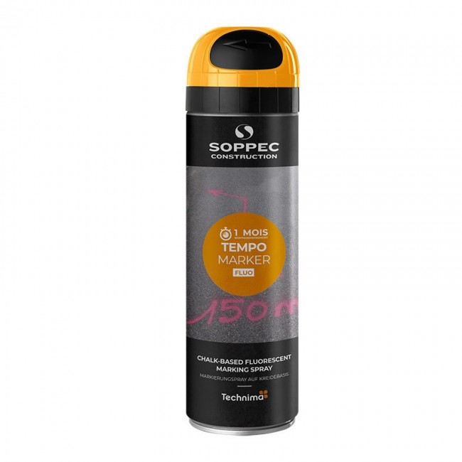 Soppec Tempo Marker jelölőfesték - NARANCS - max 2 hét - 141716 - Eseti jelölő festékek extra rövid hatóidővel