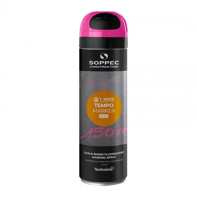 Soppec Tempo Marker jelölőfesték - RÓZSASZÍN - max 2 hét - 141725 - Eseti jelölő festékek extra rövid hatóidővel