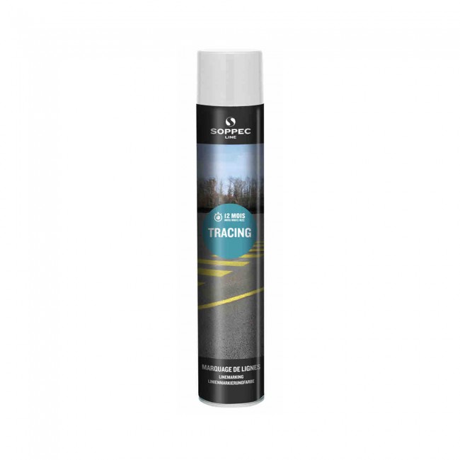 Soppec Tracing útburkolatjelző festék 750ml - Fehér - 151800 - Padló- és útburkolatjel festék - Soppec