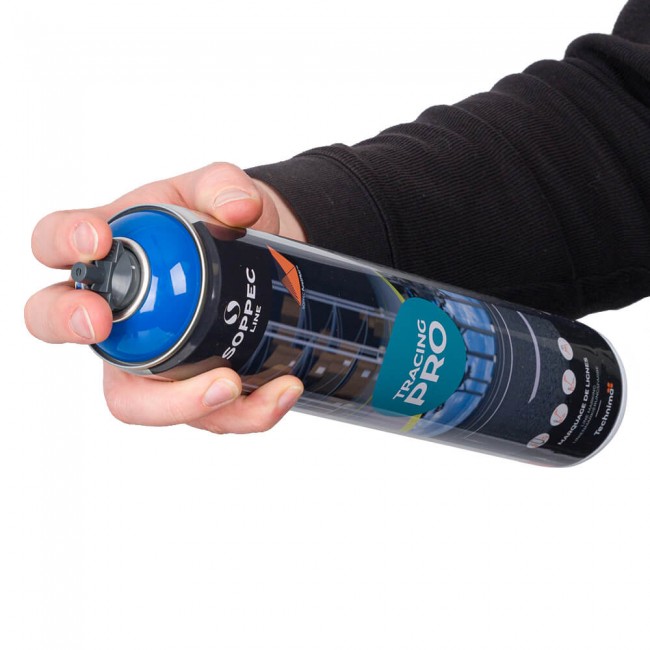 Soppec Tracing Pro padlójelölő festék - Kék 750ml - 152001 - Padló- és útburkolatjel festék - Soppec