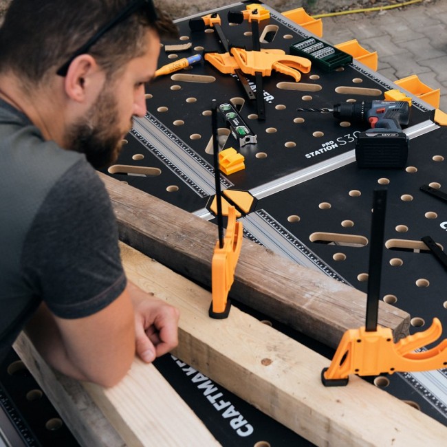 CRAFTMAKER Pro-Station S30 összecsukható munkaasztal - BT018 - Munkabakok CRAFTMAKER Pro-Station S30 összecsukható munkaasztal - BT018 - Munkabakok