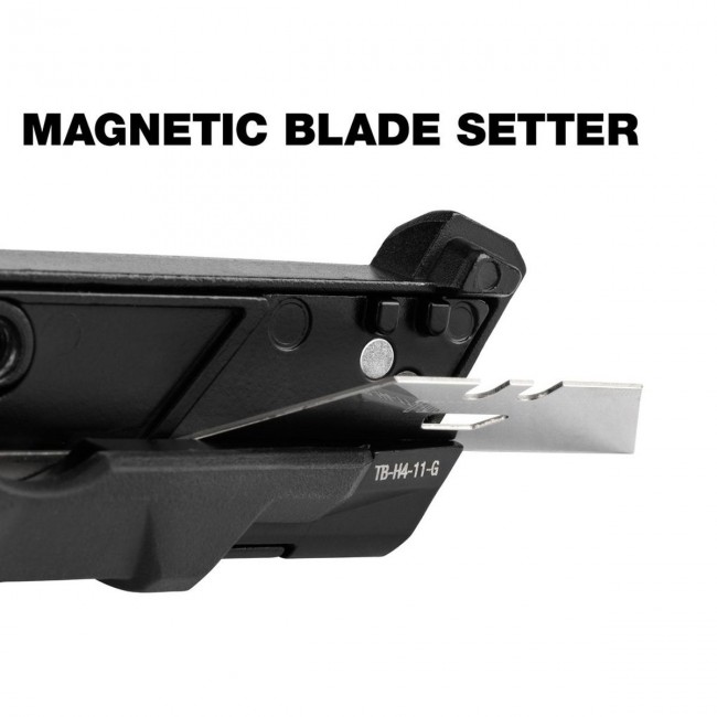 Toughbuilt fixpengés kés élvédővel - TB-H4-11-G - Kések és fűrészek