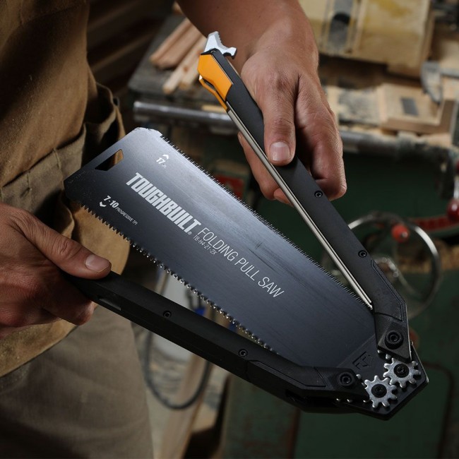 Toughbuilt összecsukható kétoldalas japán fűrész - TB-H4-21-2X - Kések és fűrészek