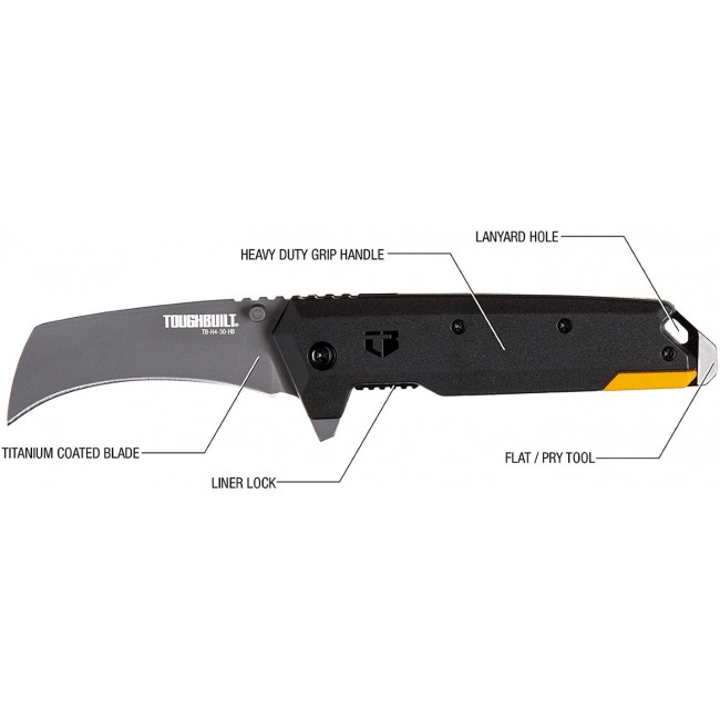 Toughbuilt Hawkbill összecsukható kés - TB-H4-30-HB - Kések és ollók