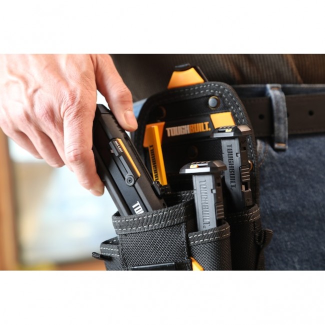 Toughbuilt cserélhető rövidpengés kés + 2 db tartó - TB-H4S2-03 - Kések és fűrészek