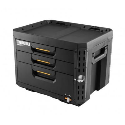 Toughbuilt StackTech z&aacute;rhat&oacute; 3 fi&oacute;kos szersz&aacute;mt&aacute;rol&oacute;