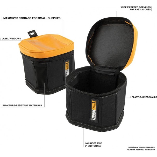 Toughbuilt szövet tároló doboz - 2 db - TB-192-A2 - Szerszámos ládák és tárolók Toughbuilt szövet tároló doboz - 2 db - TB-192-A2 - Szerszámos ládák és tárolók